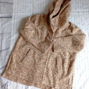 Dennis Basso Overcoat Women's 2X Beige Overcoat Jacket w/Zip Pockets